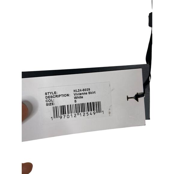 Retrofete Vivienne Draped Maxi Skirt Silk Blend Party Bridal Vacation Summer S - Picture 7 of 12